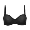 Soutien-gorge sans bretelles Intimates en maille douce, noir Soutien-gorge sans bretelles Intimates en maille douce, noir