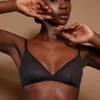 Soutien-gorge triangle Intimates en maille douce à simple épaisseur, noir Soutien-gorge triangle Intimates en maille douce à simple épaisseur, noir