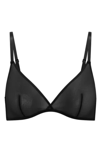 Soutien-gorge triangle Intimates en maille douce à simple épaisseur, noir