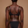Bikini string en maille douce Intimates, noir