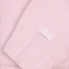 Sweat à capuche court zippé en maille douce, rose pâle