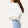 Sweat à capuche oversize avec appliqué, couleur Milk Sweat à capuche oversize avec appliqué, couleur Milk