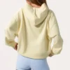 Sweat à capuche oversize avec applique, couleur citron Sweat à capuche oversize avec applique, couleur citron