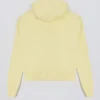 Sweat à capuche oversize brodé en jaune pâle Sweat à capuche oversize brodé en jaune pâle