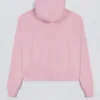 Sweat à capuche oversize brodé, rose poudré Sweat à capuche oversize brodé, rose poudré