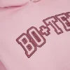 Sweat à capuche oversize brodé, rose poudré Sweat à capuche oversize brodé, rose poudré