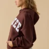 Sweat à capuche oversize couleur acajou Sweat à capuche oversize couleur acajou