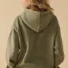 Sweat à capuche oversize couleur olive clair Sweat à capuche oversize couleur olive clair