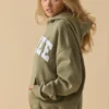 Sweat à capuche oversize couleur olive clair Sweat à capuche oversize couleur olive clair