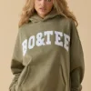Sweat à capuche oversize couleur olive clair Sweat à capuche oversize couleur olive clair