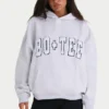 Sweat à capuche oversize en jersey de coton doux, gris chiné Sweat à capuche oversize en jersey de coton doux, gris chiné