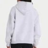 Sweat à capuche oversize en jersey de coton doux, gris chiné Sweat à capuche oversize en jersey de coton doux, gris chiné