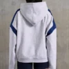 Sweat à capuche oversize en molleton de coton, gris chiné Sweat à capuche oversize en molleton de coton, gris chiné