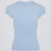 T-shirt long à découpes, couleur Sky T-shirt long à découpes, couleur Sky