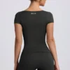 T-shirt sans coutures Super Sculpt, couleur cendré