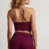 Top court bandeau Tarni à détails métalliques, couleur violet baie Top court bandeau Tarni à détails métalliques, couleur violet baie