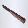 Éventail pliable Hestia à imprimé rouge flou Éventail pliable Hestia à imprimé rouge flou
