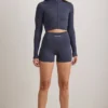 Veste courte zippée FlexiRib, couleur Indigo Slate Veste courte zippée FlexiRib, couleur Indigo Slate