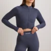 Veste courte zippée FlexiRib, couleur Indigo Slate Veste courte zippée FlexiRib, couleur Indigo Slate