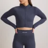 Veste courte zippée FlexiRib, couleur Indigo Slate Veste courte zippée FlexiRib, couleur Indigo Slate