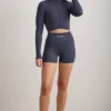 Veste courte zippée FlexiRib, couleur Indigo Slate Veste courte zippée FlexiRib, couleur Indigo Slate