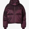 Veste de ski oversize courte imperméable, couleur bordeaux Veste de ski oversize courte imperméable, couleur bordeaux