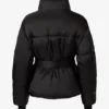 Veste de ski oversize imperméable à ceinture, couleur noire Veste de ski oversize imperméable à ceinture, couleur noire