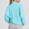 Veste de survêtement oversize en bleu aqua Veste de survêtement oversize en bleu aqua