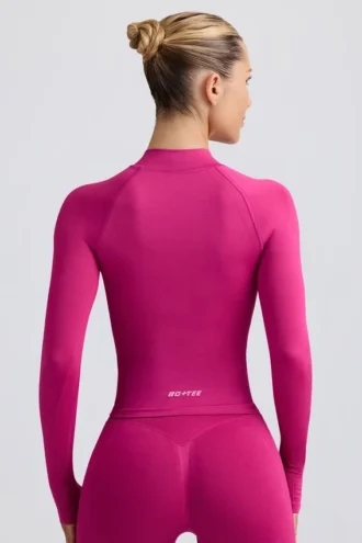 Veste zippée Define Luxe couleur baies