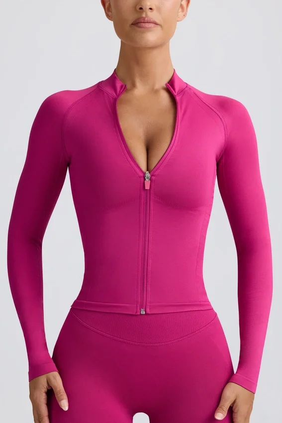 Veste zippée Define Luxe couleur baies Veste zippée Define Luxe couleur baies