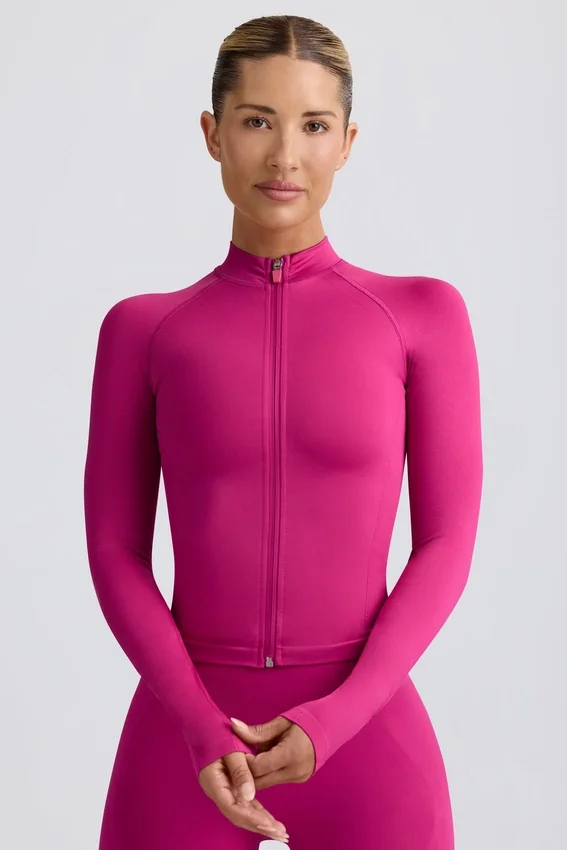 Veste zippée Define Luxe couleur baies Veste zippée Define Luxe couleur baies