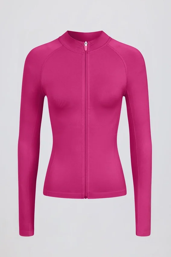 Veste zippée Define Luxe couleur baies Veste zippée Define Luxe couleur baies