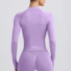 Veste zippée Define Luxe en lilas Veste zippée Define Luxe en lilas