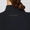 Veste zippée à manches longues en noir Veste zippée à manches longues en noir