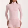 Veste zippée Soft Active en Blush Marl