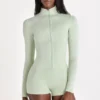 Veste zippée Soft Active en gris chiné