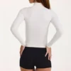Veste zippée Soft Active en ivoire Veste zippée Soft Active en ivoire