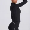 Veste zippée Soft Active en noir
