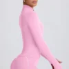 Veste zippée Soft Active en rose pâle Veste zippée Soft Active en rose pâle