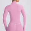 Veste zippée Soft Active en rose poudré Veste zippée Soft Active en rose poudré